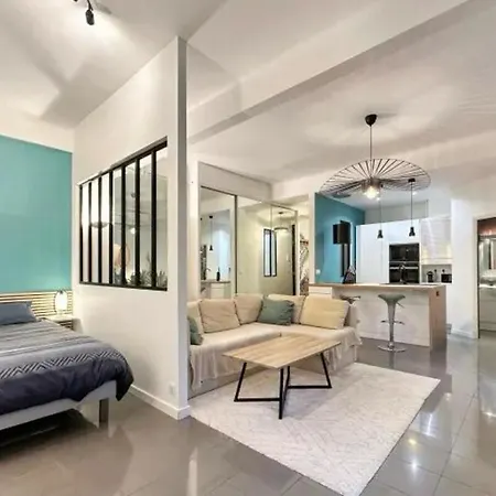 Loft Carre D'or - Wifi, Climatisation, 4 Personnes Apartmán Nice